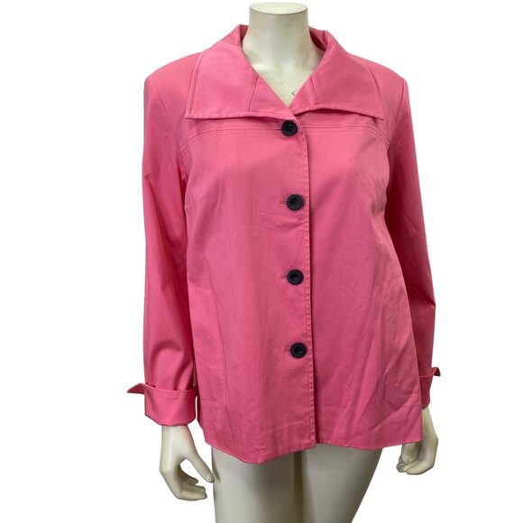 Pendleton Pink Button-Up Long Sleeve Jacket L - Picture 7 of 8